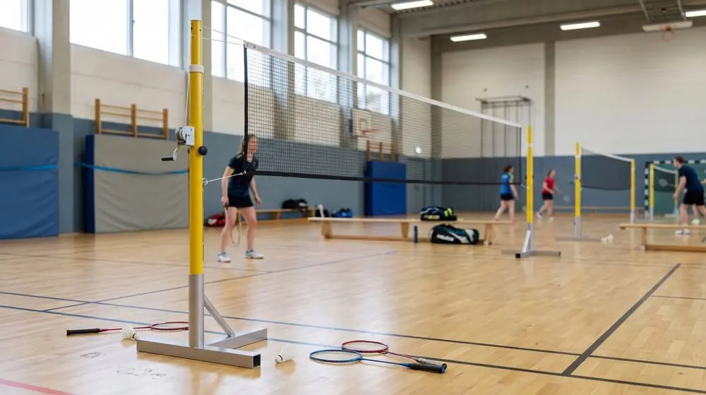Beach Volleyball in use at a UAE playground