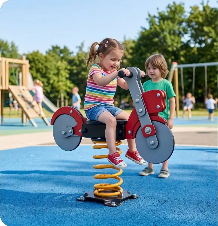Bike Rider in use at a UAE playground