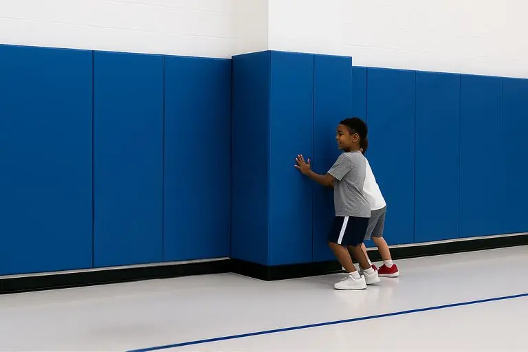 Cushion Wall Padding in use at a UAE playground