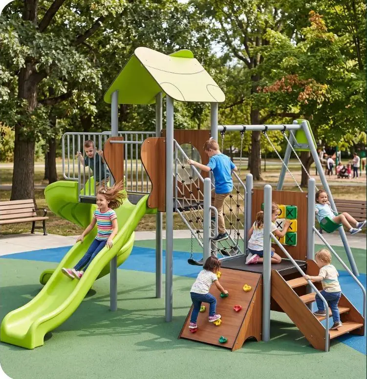 Expander Playset in use at a UAE playground
