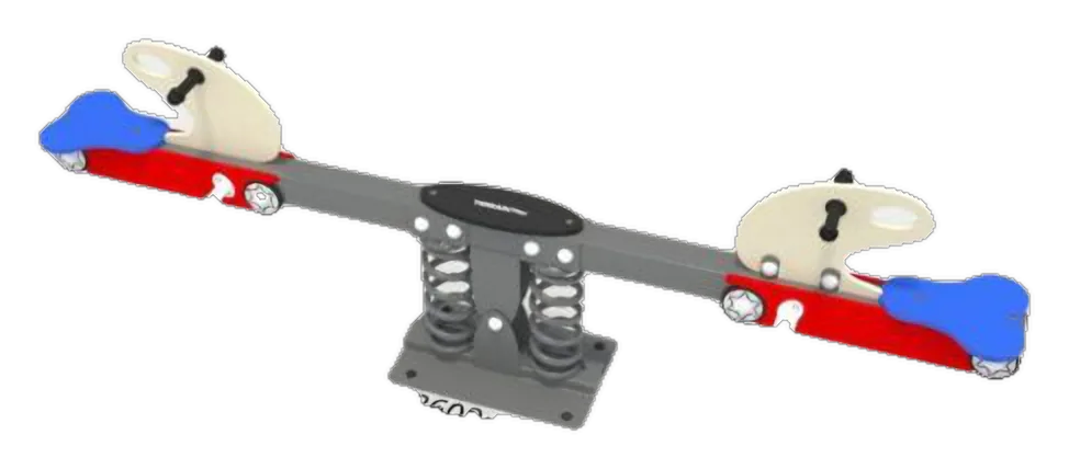 Speed Bike Seesaw, 2-Seater Spring Seesaw