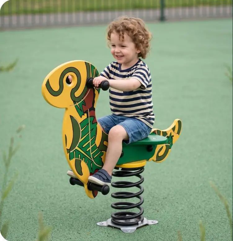 Ziggy Spring Rider in use at a UAE playground