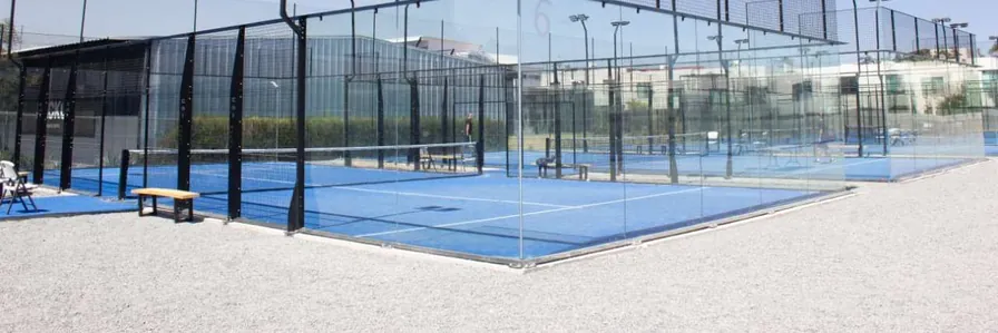 Padel court in Mexico