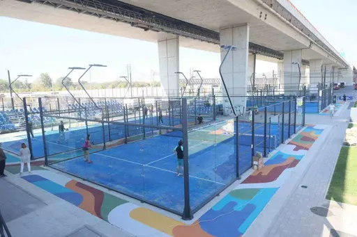 Padel court in Serbia